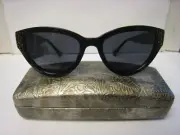 Christian Siriano Penelope Rx'able Womens Sunglasses Black 54.5-19.0-141 W/Case
