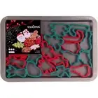 La Cucina Cake Sheet +cookie cutters, Christmas set