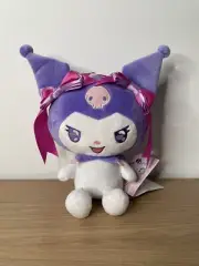 Sanrio Characters 2023 Kuromi X Romakyun Purple Ribbon Limited Plush Toy 32cm