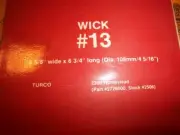 NEW Wick AW13 Replacement Kerosene Heater Wick 13 W7
