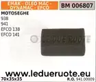 94100009 Sponge Air Filter Chainsaw Efco 138 141 Oleo Mac 938 941 70x35x35