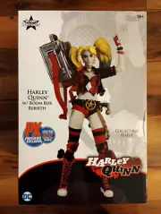 Harley Quinn With Boom Box Rebirth Icon Heroes PX Previews Statue New Sealed