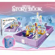 Belle's Ariel's Anna and Elsa's Ice Palace Storybook Adventures Building Blocks Bricks Toys kids gift