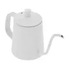 HG (White)350ml Gooseneck Coffee Kettle 304 Stainless Steel Long Spout Tea Pot