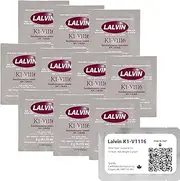 Lalvin K1-V1116 Wine Yeast (10 Pack) - Make Wine Cider Mead Kombucha At Home - 5 g Sachets - Saccharomyces cerevisiae - Sold by CAPYBARA Distributors Inc.