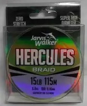 JARVIS WALKER HERCULES BRAID FISHING LINE - 30053 - 15LB 115M - BNIB