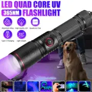 20W Super Bright 395nm UV Torch Ultra Violet Flashlight Blacklight Light LED