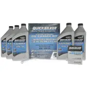 Quicksilver Oil Change Kit 10W30 for Mercury 70-115hp 4 Stroke Outboards 8M01...
