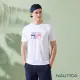 【NAUTICA】男裝 簡約品牌LOGO旗語圖騰短袖T恤(白色)
