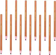 TEHAUX 12pcs Tear String Wax Crayon Pencils No Sharpening Washable Bright Colors for Teachers and Art Projects at Home Office