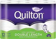 Quilton 3-Ply Double Length Toilet Tissue 12 Pack
