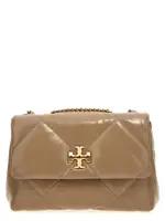 [Tory Burch] Tory Burch-Kira Diamond Quilt Small Borse A Spalla E Tracolla Beige-Donna OS Gray