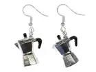 Espresso Pot Earrings Italy Coffee Pot Miniblings Coffee Mocha Kaffeemaschi