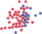 Kisangel 1 Set Ball Activity Party Balls Raffle Drawing Interesting Funny Party Numbered Plastic