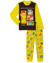 POKEMON Pajamas Boys 10/12 NeW L/S Shirt Pants PIKACHU Pjs Set NWT Charmander