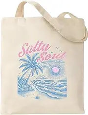 [Jakayla] Book Lovers Gifts-Cute Cat Canvas Tote Bag with Interior Pocket for Women-Bookish Gifts