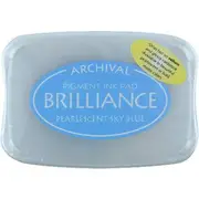 Tsukineko Brilliance Ink Pad 38 Pearlescent Sky Blue