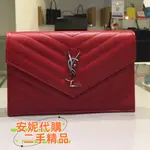 SAINT LAURENT 聖羅蘭 YVES WOC 鏈帶包 斜背包 肩背包 金釦 393953 LS