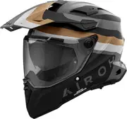 Airoh Commander 2 Doom, adventure helmet , color: Matt Black/Grey/Gold , size: XL