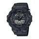 【CASIO 卡西歐】 G-SHOCK 百搭酷黑 Cordura尼龍錶帶 大錶徑 雙顯系列 GA-700BCE-1A_53.4mm