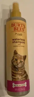 Burt's Bee's for Cats Natural Waterless Shampoo with Apple and Honey, 10-Ounce