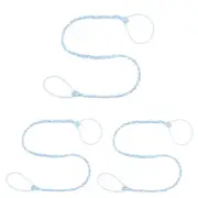 Rip Tie 2.5mm Tangle Free Hair Tie, 24", Summer Sky, 3-Pack