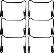 Stainless Steel Wall Mounted Wine Bottle Rack Pack of 6 Home Bar Decor, Wine Holder, Countertop Wine Rack