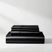 Satin Sheet Set - Luxury Black