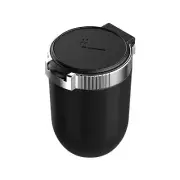 Portable Car Ashtray Cigarette Cylinder Holder Trash Bin Blue Led Light with Lid
