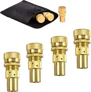 ZESUPER Tyre Deflator 4wd 4x4 Brass Automatic Tire Deflator 6-60 PSI Wheel Air Deflator Tire Pressure Valve for Automotive, Car, Truck