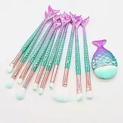 Makeup Brush Set 11Pcs Eye Makeup Brushes, Eyeshadow Concealer Eyeliner Brow Blending Brush Tool
