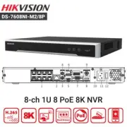 Hikvision DS-7608NI-M2/8P 8K 8CH POE NVR Network video Recorder Plug and Play