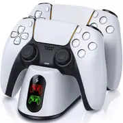 Dual Controller Charger Station Dock ON/OFF For PS5 PlayStation 5