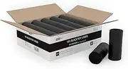 Extra Tidy Liners Garbage Bag 1000 Count Quality Black Trash Bags Fit 18 Litre Garbage Bin Keeps Cans Clean Bin Bags Can Liners