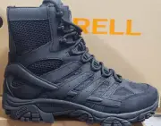 Merrell Moab 2 Waterproof Tactical Boots for Men - Black - 9.5M