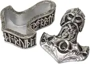 Thor's Hammer Trinket Silver Storage Decorative