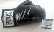 Mike Tyson Hand Signed Full Size Everlast Black Glove (Beckett BAS - #BE15184)