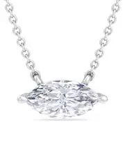 14K 2.00 ct. tw. Lab-Grown Diamond Solitaire Pendant