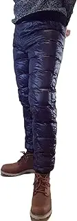 [Haitpant] 40 Degrees Men Winter White Duck Down Pants Outdoor Ski Camping Trekking High Waist Windproof Trousers