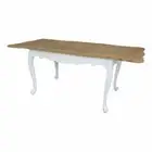 French Provincial Furniture Chateau Classic Vintage Extendable Dining Table Oak