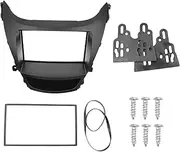 Wivplex 2DIN Panel DVD Frame Fascia Facia Install Face Plate Bezel Trim Mount Kit Adapter Bezel, for Hyundai,for Elantra, 2010 Car Radio Dashboard Panel(178x102mm)