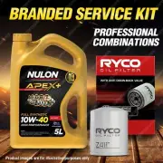 Ryco Oil Filter Nulon 5L APX10W40 Engine Oil for Mitsubishi Galant Lancer Magna (for: Mitsubishi)