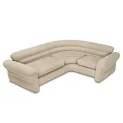 Intex Corner Sofa inchLShapedinch Inflatable Couch 101inch X 80inch X 30inch