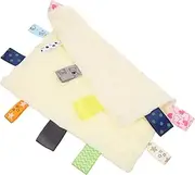 PEPLAYTAL Soothing Towel Soft and Safe Newborn Comforting Towel for Skin Friendly Durable Design for Sleep and Crying Cartoon Tag for Easy Grasp