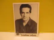 Booksmith Author Trading Card #630 JONATHAN LETHEM 2003 for FORTRESS OF SOLITUDE