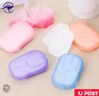 Mini Disposable Paper Soap Travel Portable Outdoor Camping Hand Washing Bath Cle