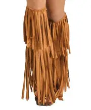 60's Hippie Fringe Boot Covers