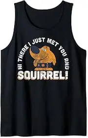 [Disney] Pixar UP Dug Just Met and SQUIRREL! Tank Top