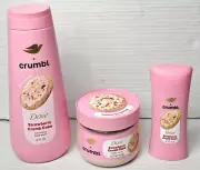 Dove X Crumbl Strawberry Crumb Cake Limited Edition Body Wash Body Scrub Deodora