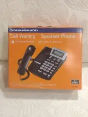 Vintage Durabrand PH-5595 Black Corded Retro 90s Caller ID Waiting Speaker Phone